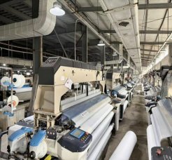 Water jet loom workshop